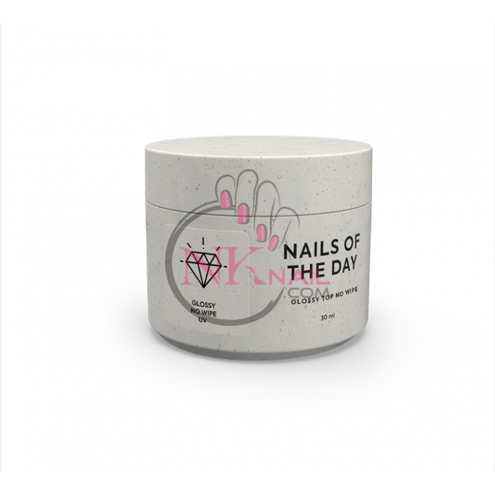 Топ NAILSOFTHEDAY Glossy top no wipe з уф-фільтрами, 30 мл